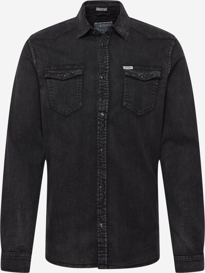 Cămașă 'TRUCKEE' GUESS pe negru denim, Vizualizare produs