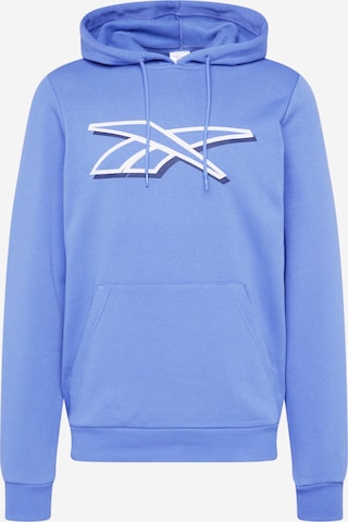 Reebok - Sweatshirt de desporto em azul: frente