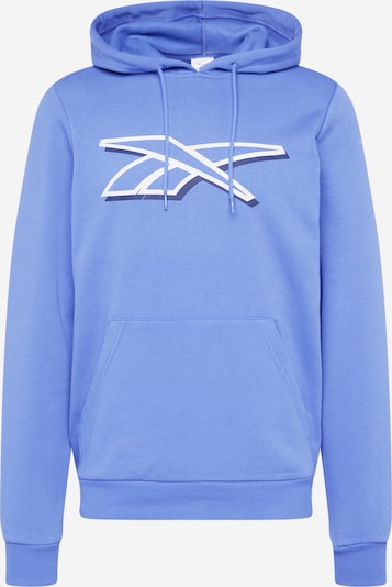 Reebok Sweatshirt de desporto em azul claro / azul escuro / branco, Vista do produto