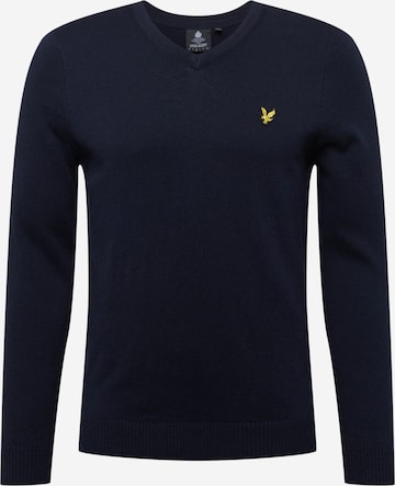 Lyle & Scott Πουλόβερ σε μπλε: μπροστά