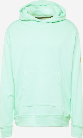 ADIDAS GOLF Athletic Sweatshirt in Green: front