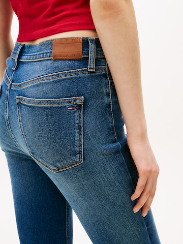 Tommy Jeans Skinny Kavbojke 'NORA' | modra barva
