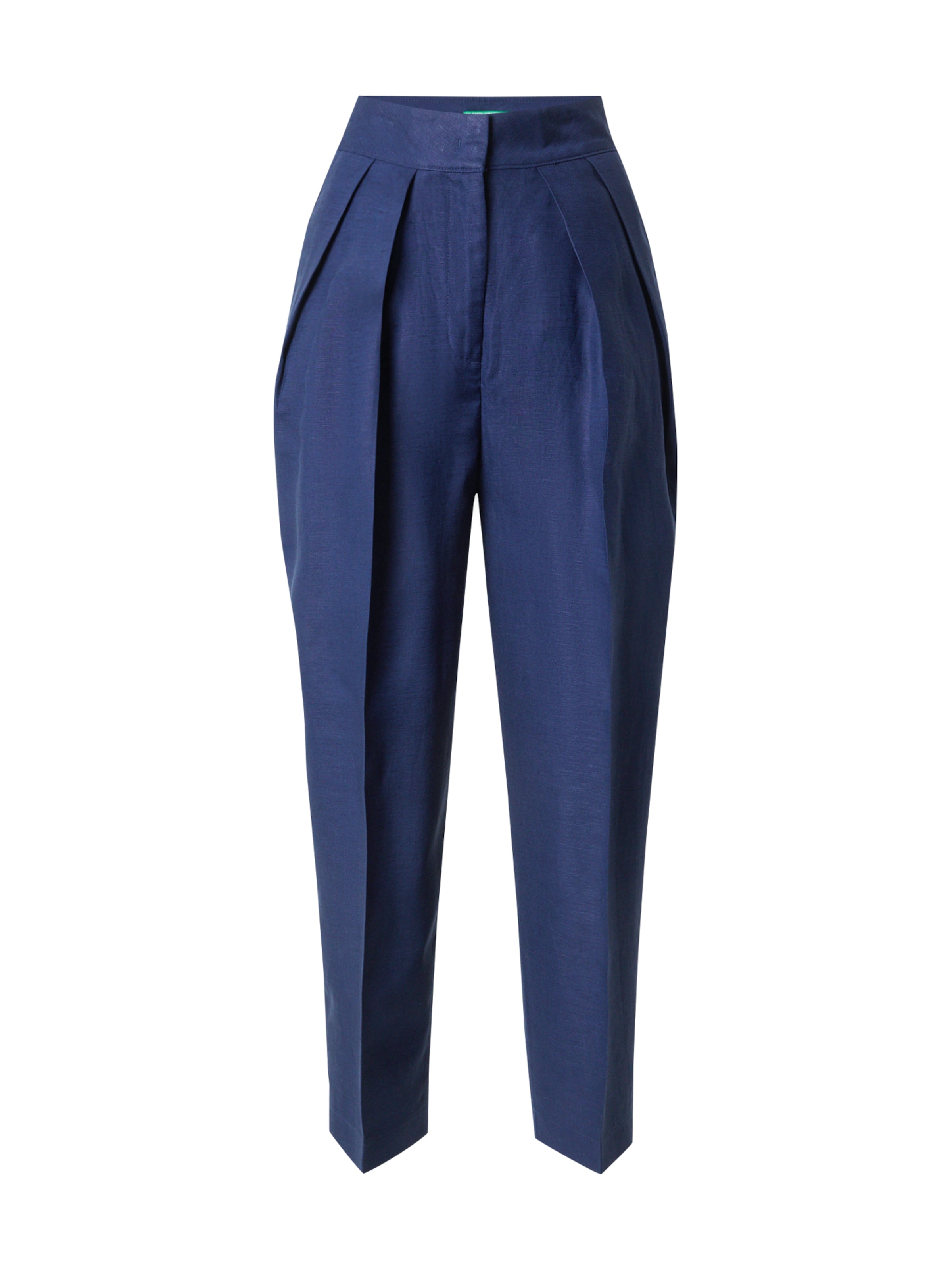 UNITED COLORS OF BENETTON regular Παντελόνι με τσάκιση σε μπλε: μπροστά