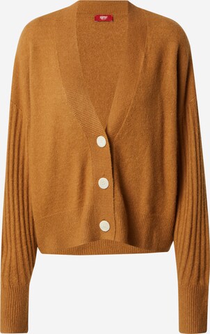 ESPRIT Knit Cardigan in Brown: front