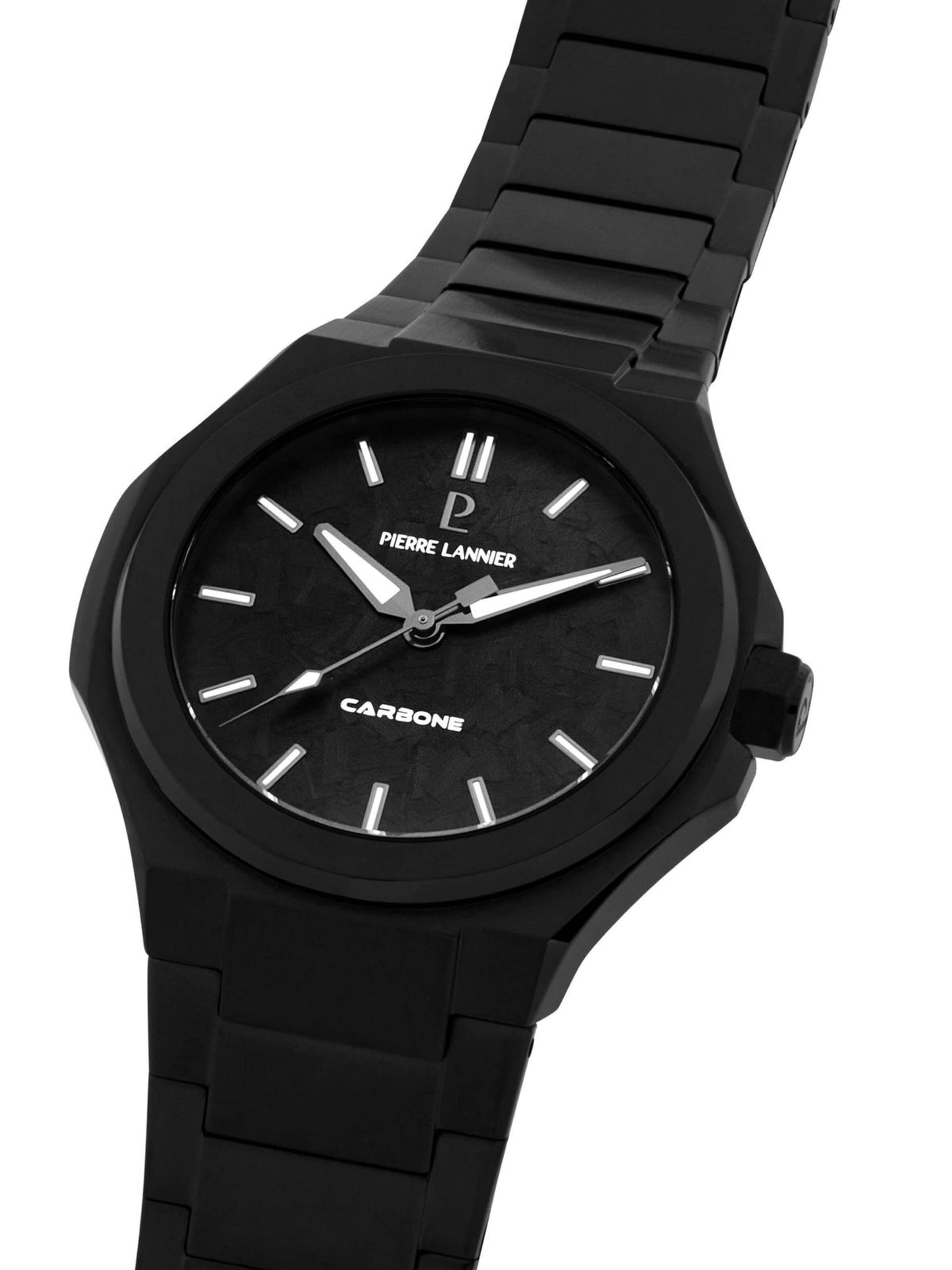 Pierre Lannier Analoog horloge 'Watch Graphite' in Zwart