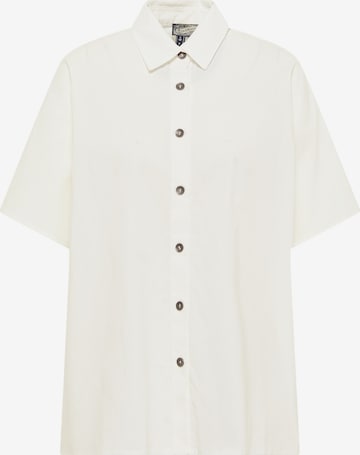 DreiMaster Vintage Blouse in White: front