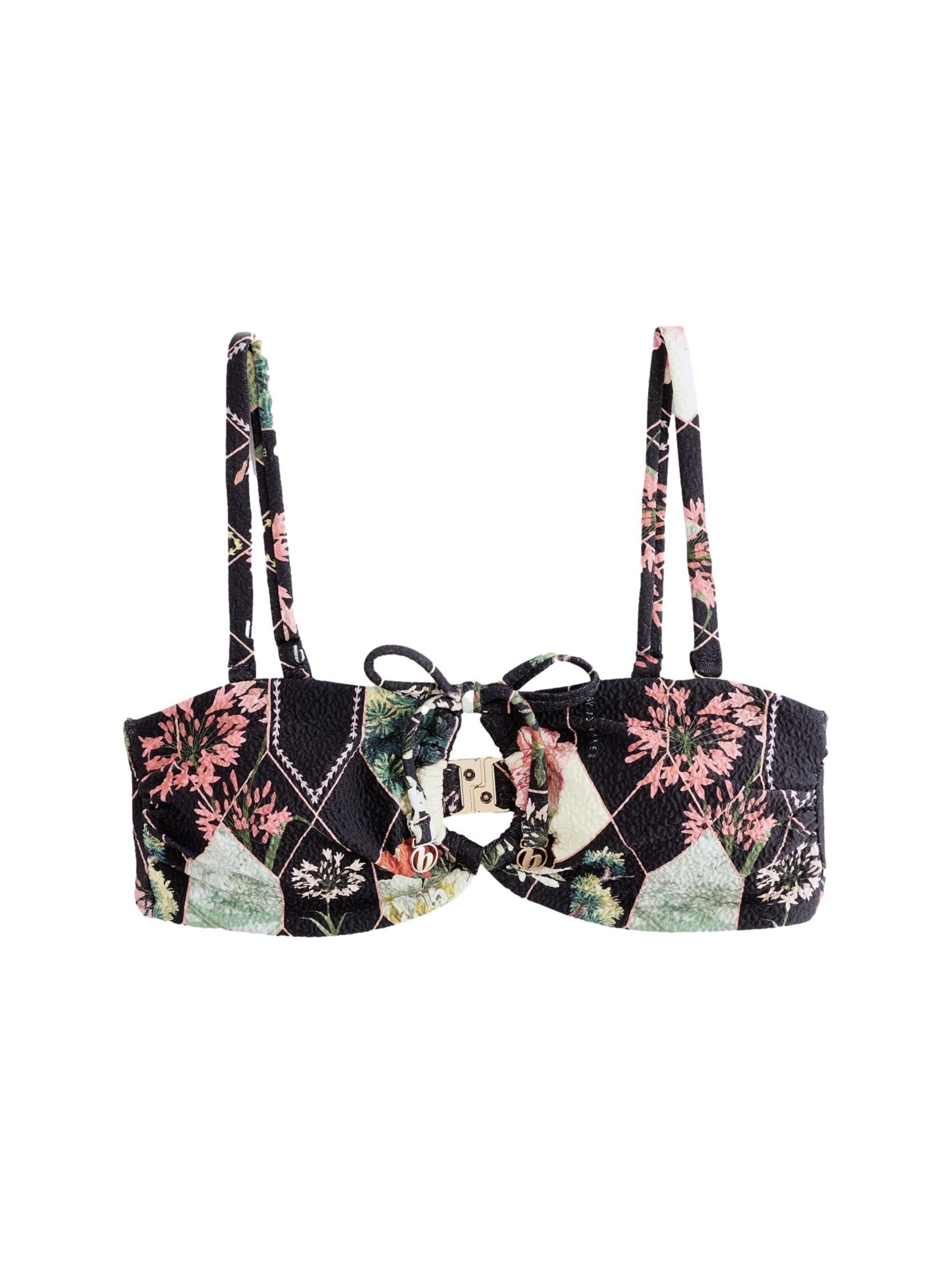 Fascia Top per bikini di B by Ted Baker in nero: frontale