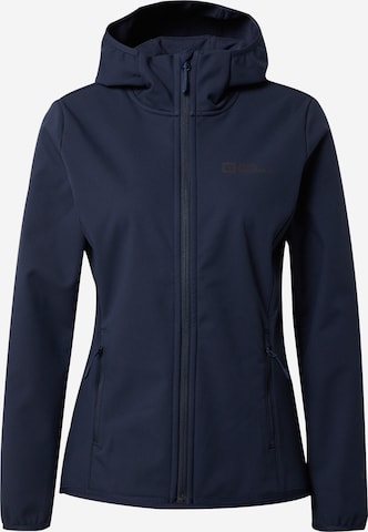 Veste outdoor JACK WOLFSKIN en bleu : devant