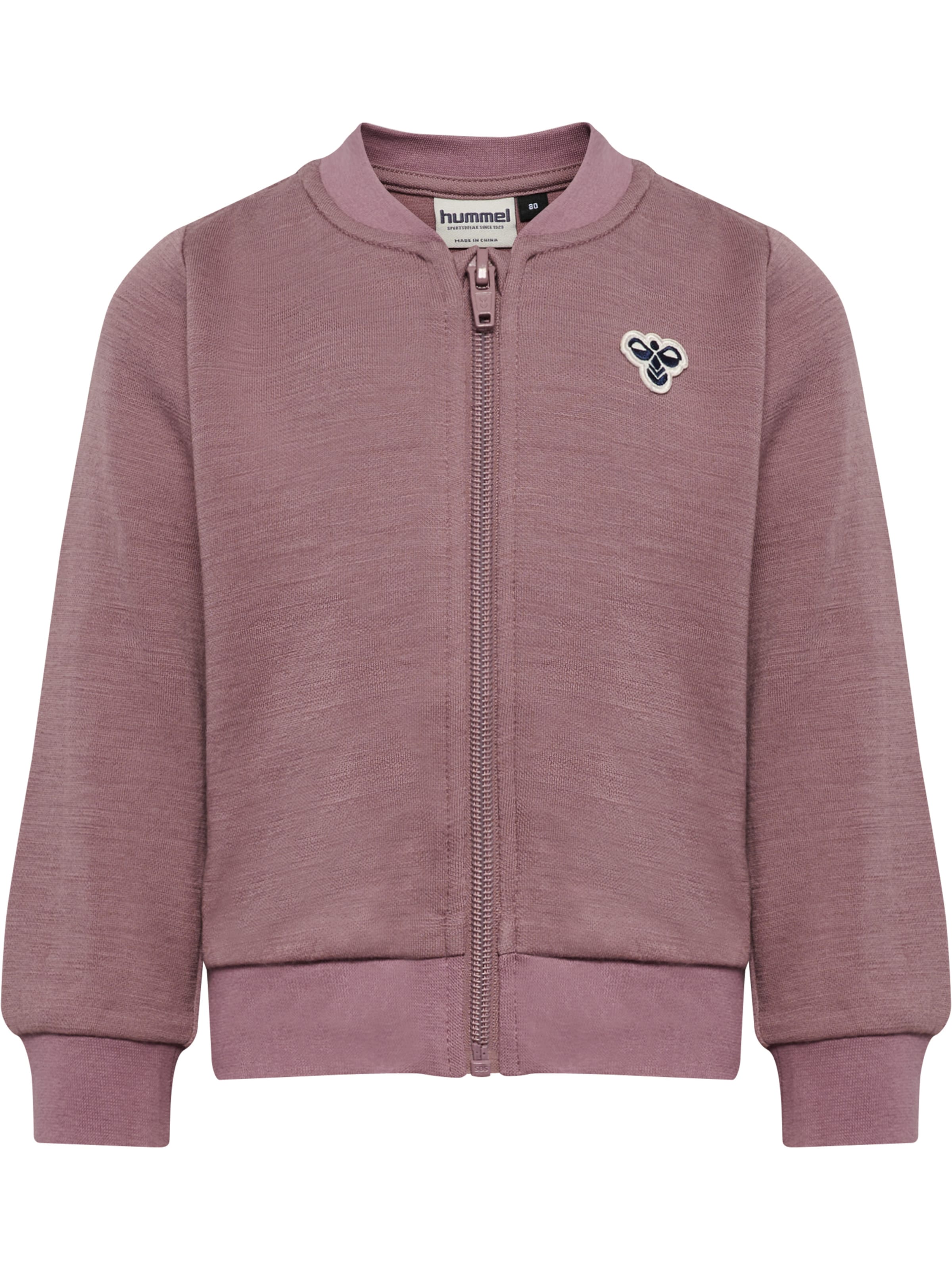 Hummel Sweatjakke i lilla: forside