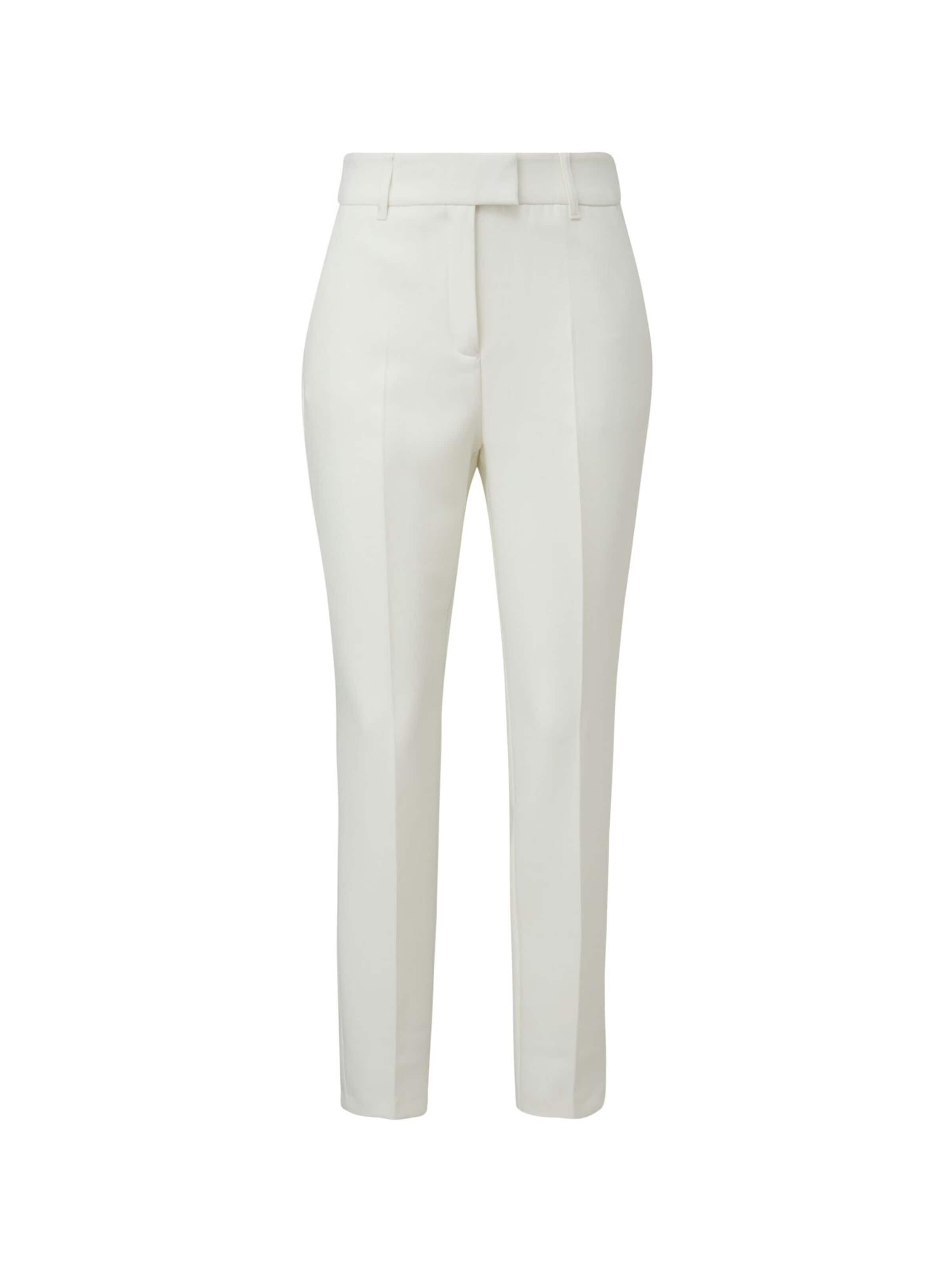 s.Oliver Regular Trousers in White: front