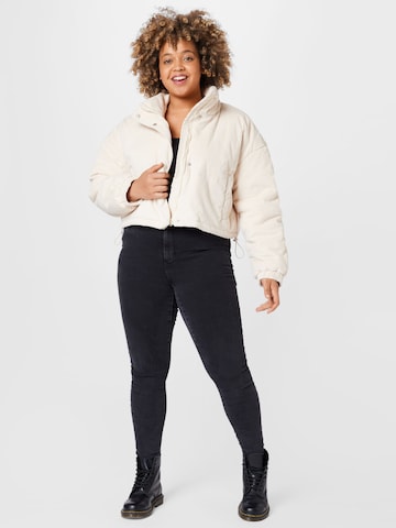 Missguided Plus Övergångsjacka i beige