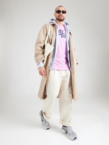 Nike Sportswear Klasický střih Tričko 'Swoosh' – pink