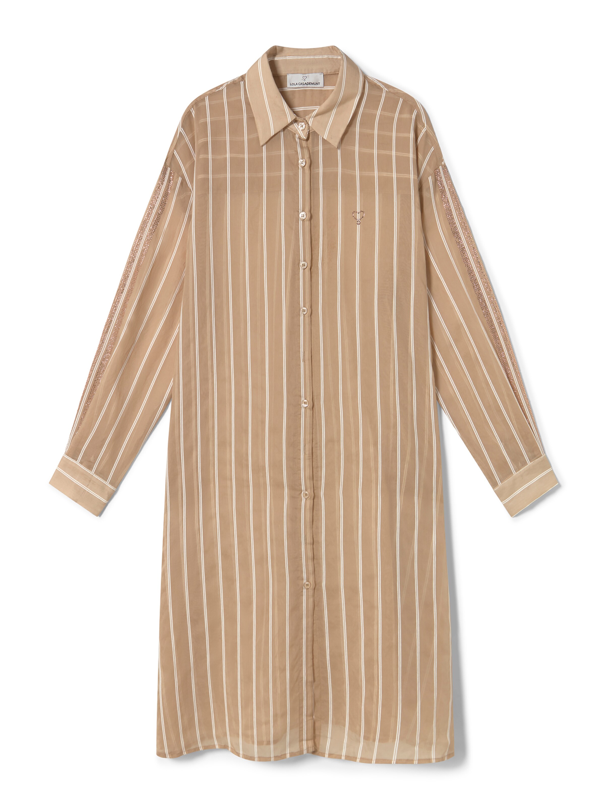 Lola Casademunt Hemd in Beige: Vorderseite