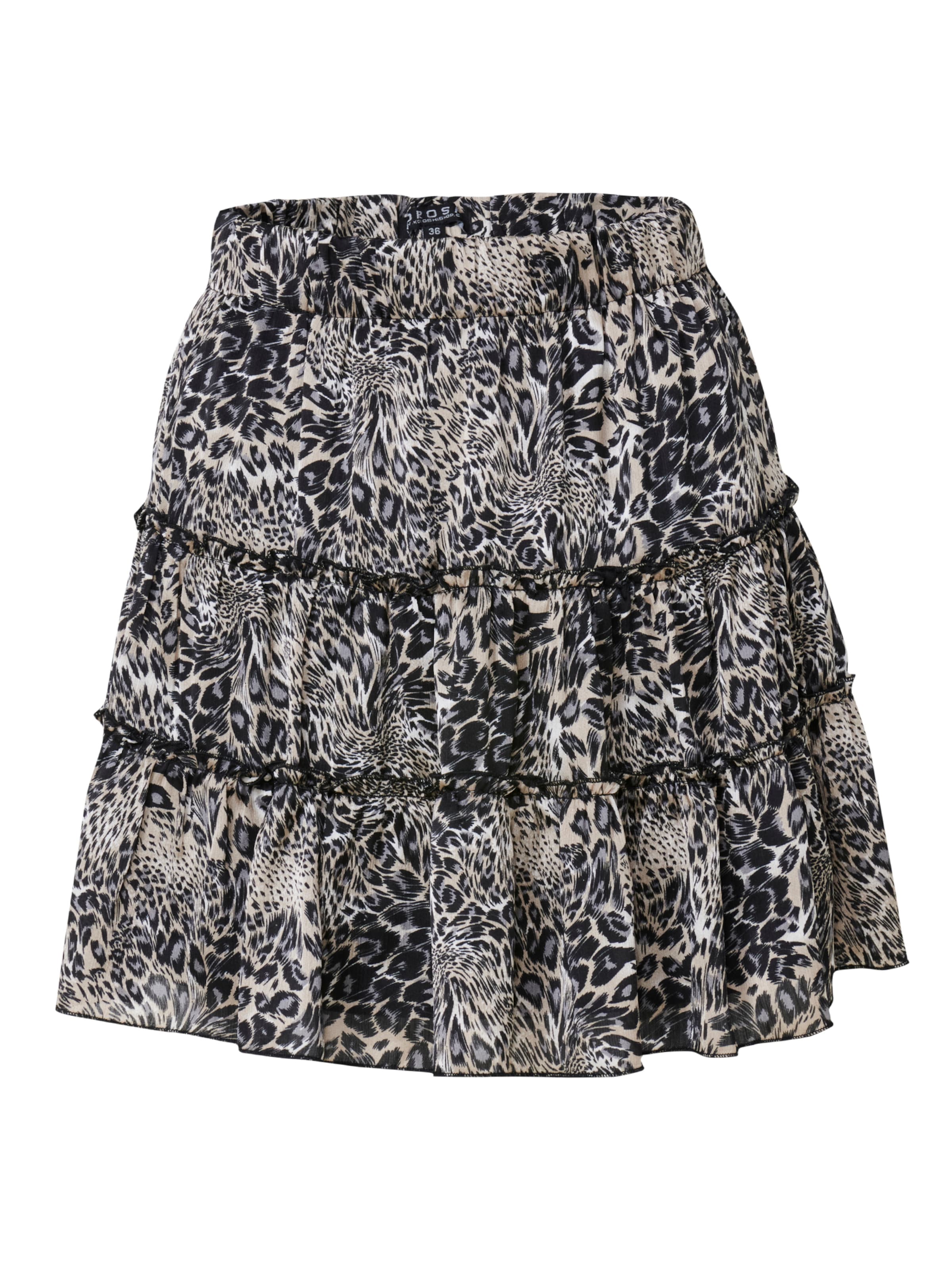 KOROSHI Φούστα σε μαύρο: μπροστά