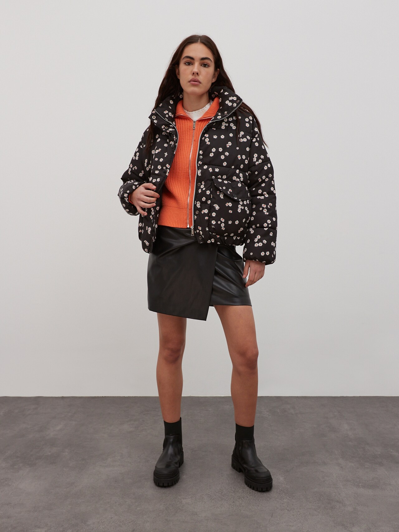 EDITED Nouveautés Veste d’hiver 'Dala' jaune