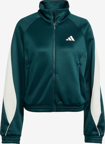Jachetă de trening 'Stadium' de la ADIDAS SPORTSWEAR pe verde: față
