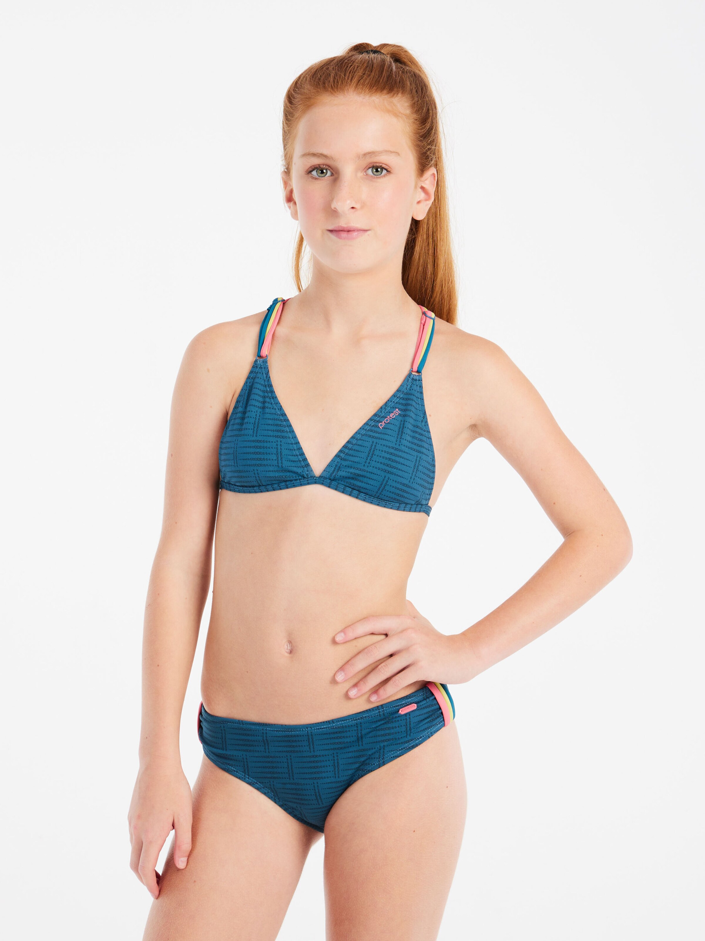 PROTEST Triangle Bikini 'PRTFimke 25 JR' in Blue: front