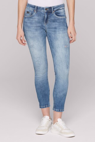 Soccx Slim fit Jeans in Blue: front