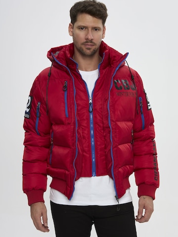 CIPO & BAXX Winterjacke Steppjacke CM233 in Rot