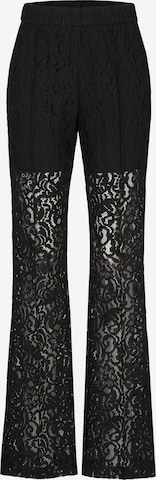 19V69 ITALIA Flared Broek in Zwart: voorkant
