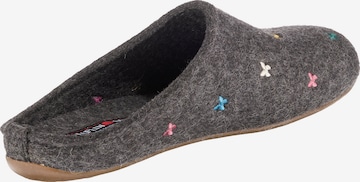 HAFLINGER Slippers 'Farfalline' in Grey