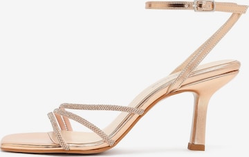 Sandales à lanières Derimod en rose : devant