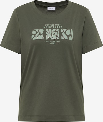 CECIL T-Shirt in Grün: Vorderseite