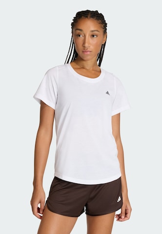 ADIDAS PERFORMANCE Functioneel shirt 'Essentials' in Wit: voorkant