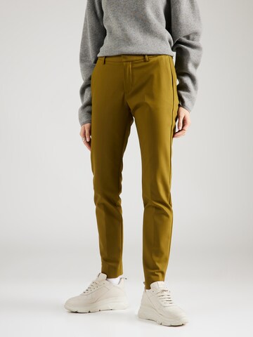 MOS MOSH Slim fit Pants in Green: front