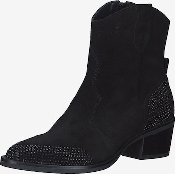 TAMARIS Cowboy Boots in Black: front