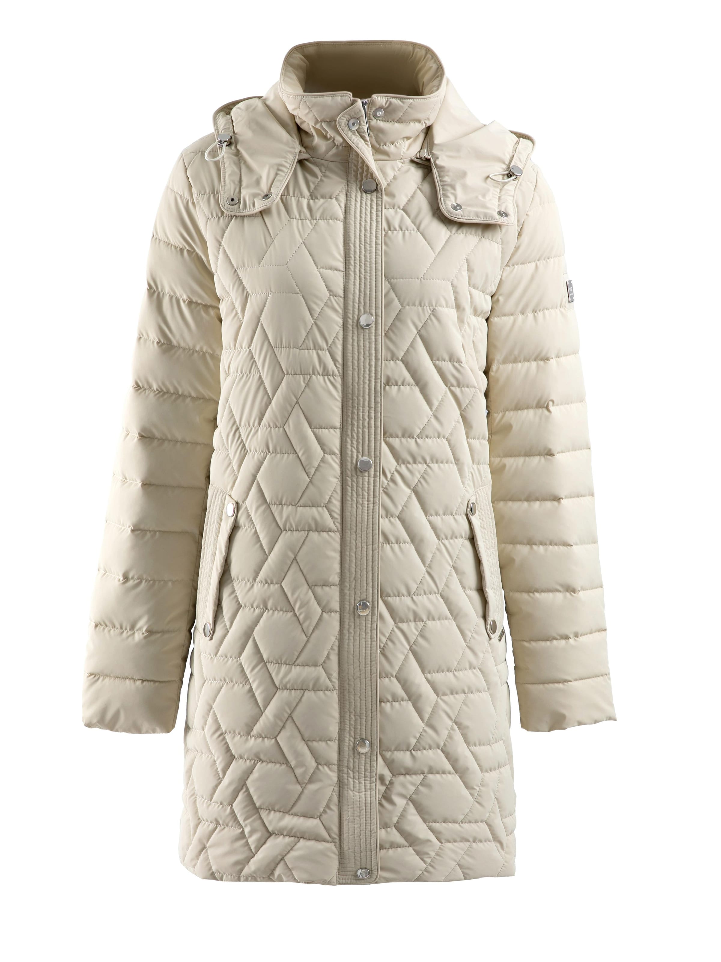 Funk since 1776 Between-Seasons Coat in Beige: front