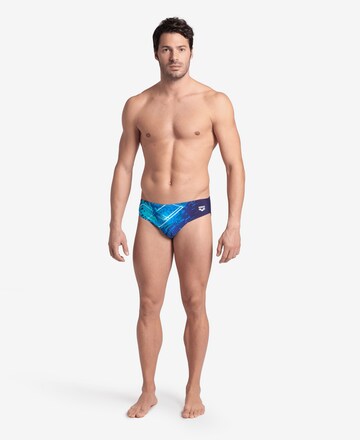 ARENA Athletic Swim Trunks 'Funny Spot' in Blue