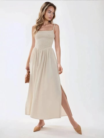 Hiccup Dress in Beige