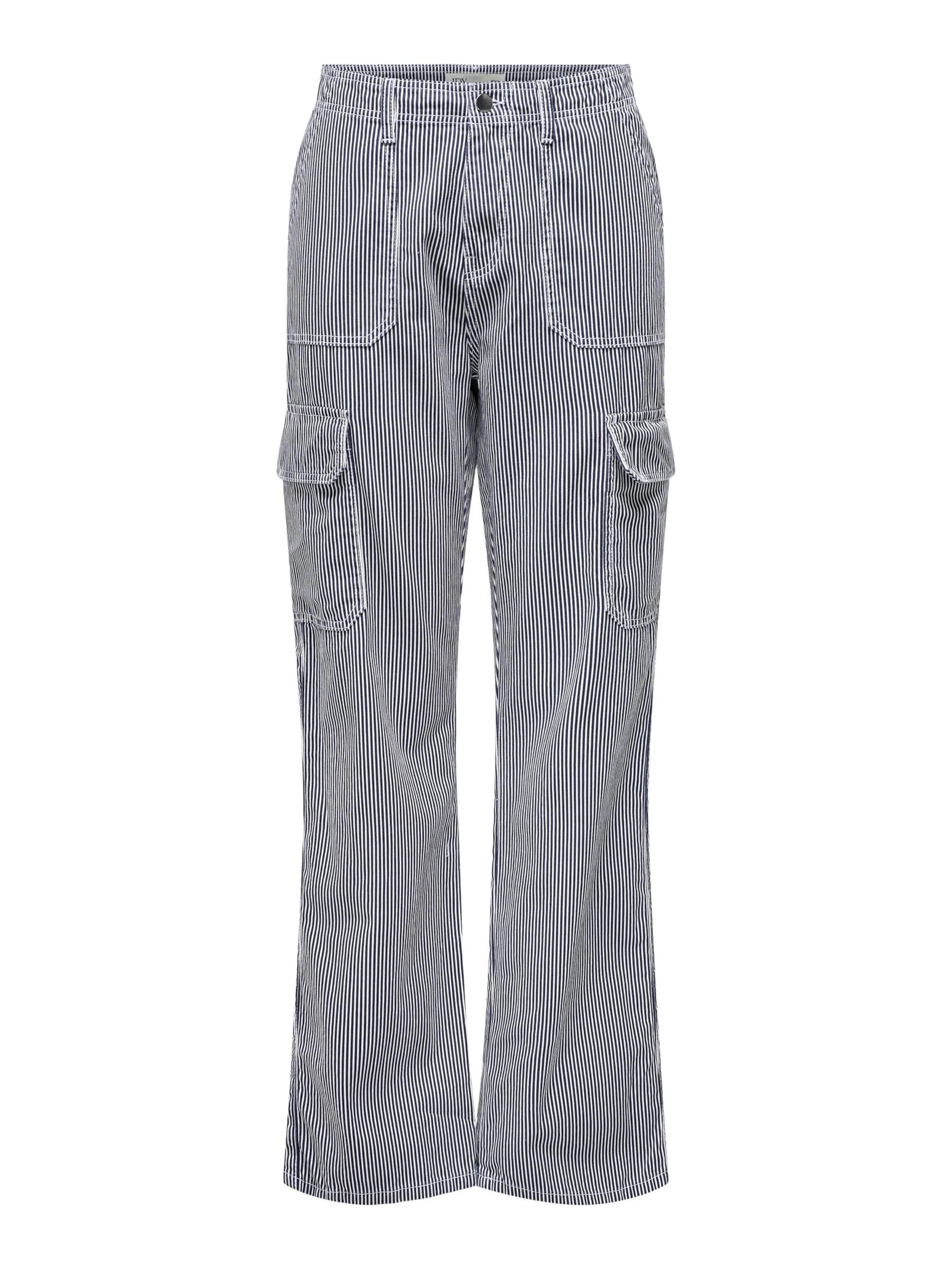 JDY - regular Pantalón cargo 'JDYAbby' en azul: frente