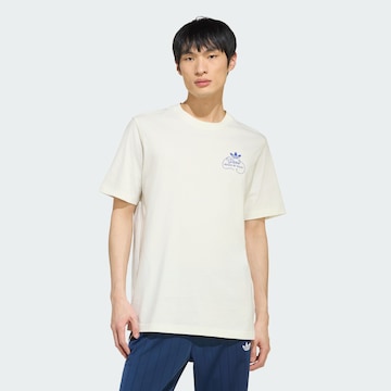 T-Shirt 'Paris' ADIDAS ORIGINALS en blanc : devant