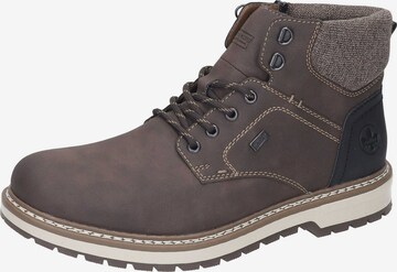 Rieker Lace-Up Boots in Brown: front