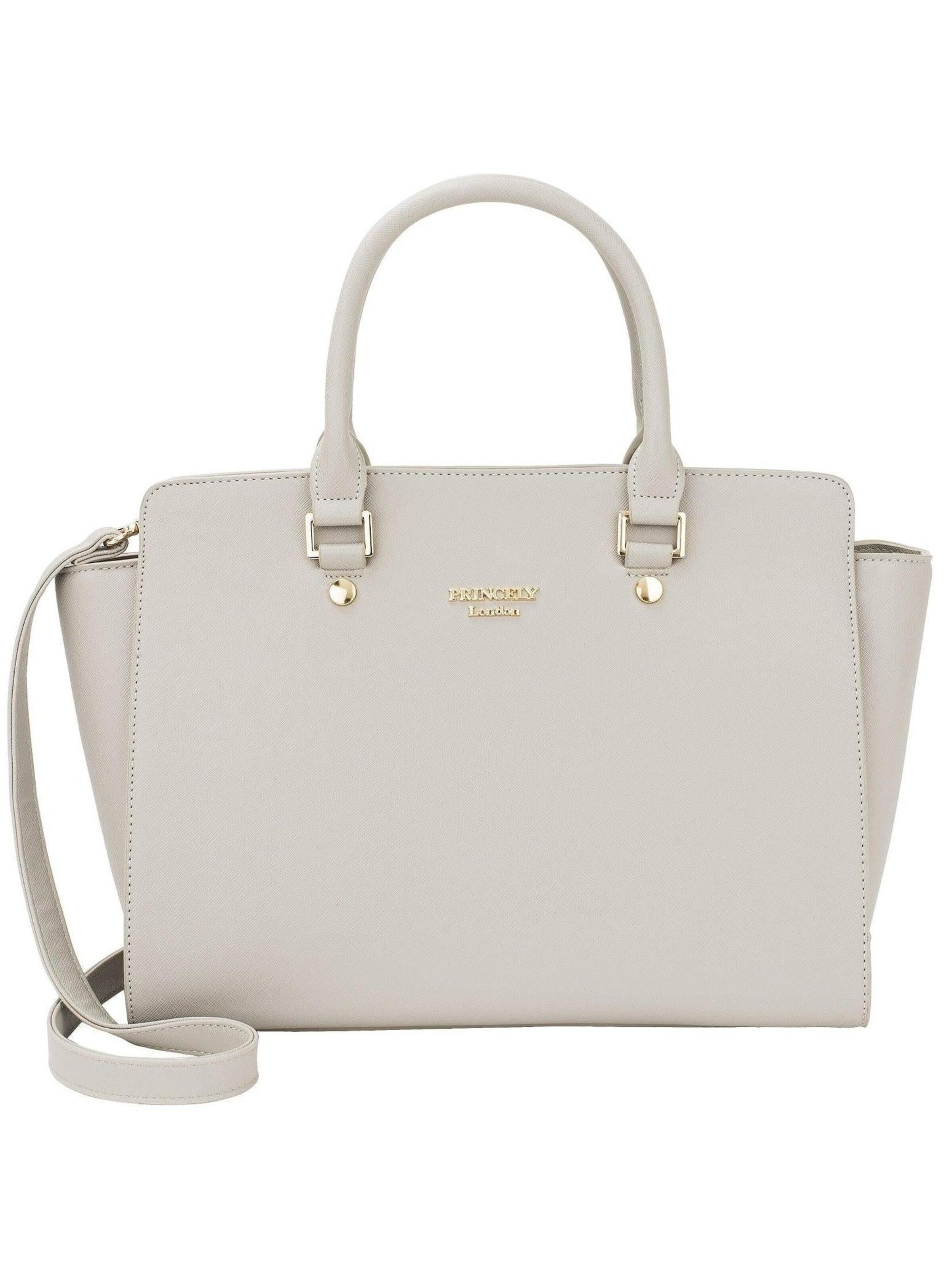 Princely London Handbag 'Katy' in Grey: front