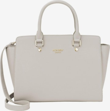 Princely London Handbag 'Katy' in Grey: front