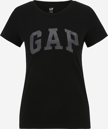 Gap Petite Shirt in Zwart: voorkant