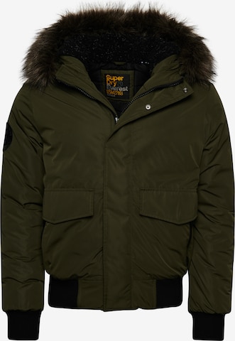 Superdry Between-Season Jacket 'Everest' in Green: front