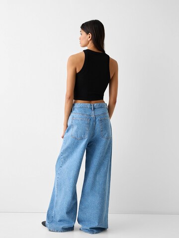 Bershka Top in Schwarz