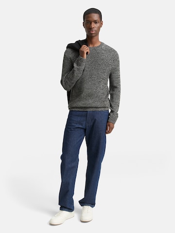 TOM TAILOR DENIM Pullover in Grau