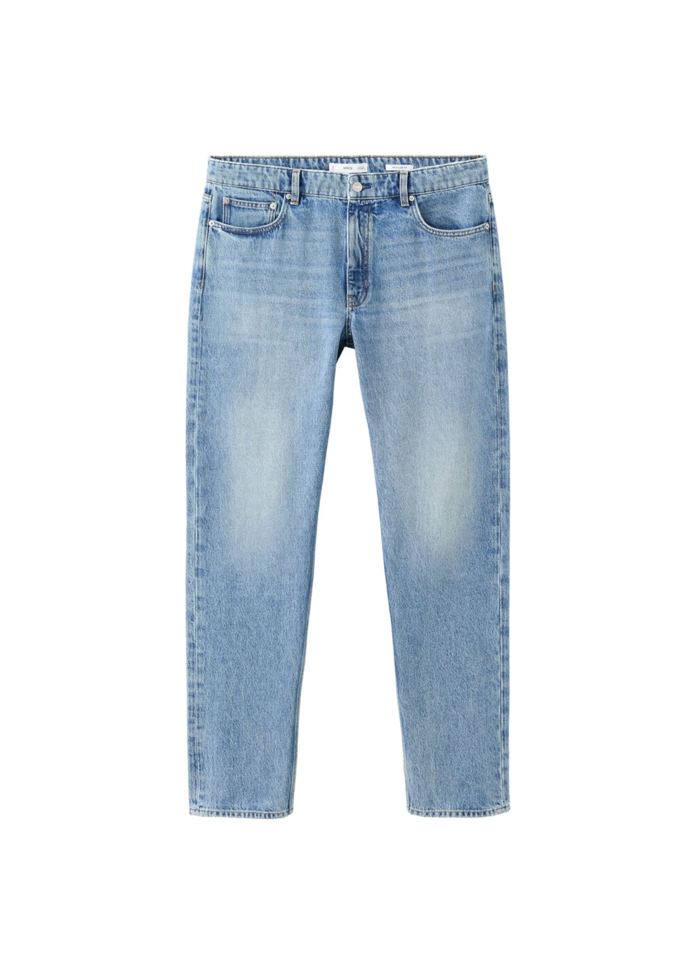 MANGO MAN Regular Jeans 'Bob' in Blau: Vorderseite