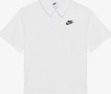 Nike Sportswear Paita 'CLUB' värissä valkoinen: etupuoli