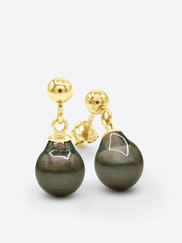 Boucles d'oreilles 'Tikehama' Ateliers Saint Germain en jaune