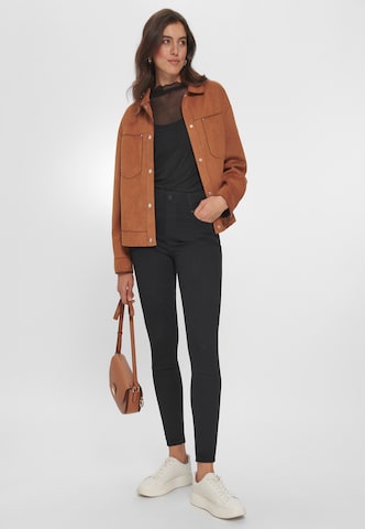 Emilia Lay Between-Season Jacket in Brown