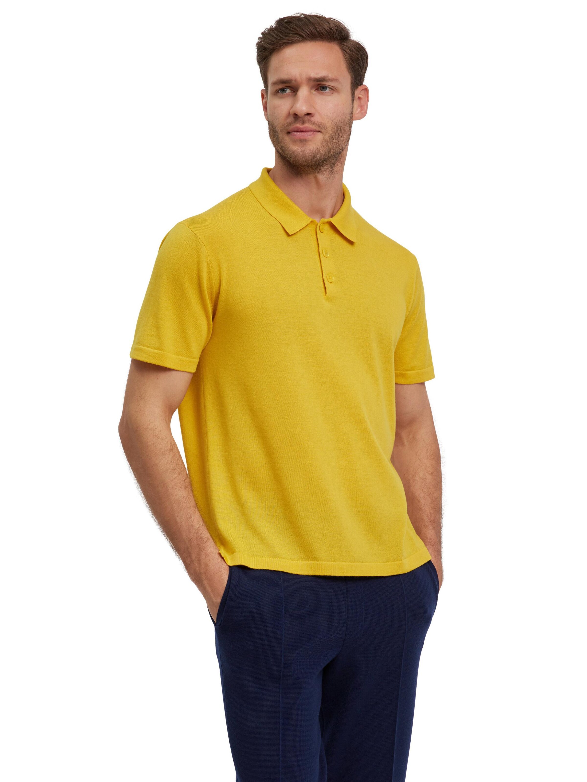FALKE Shirt 'Merino Ultrafine' in Yellow: front