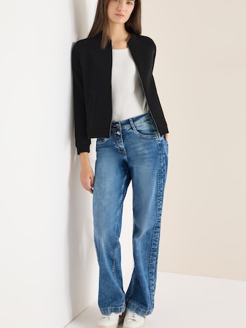 CECIL Tepláková bunda - Čierna