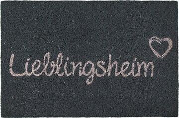 Out of the Blue Fußmatte 'Lieblingsheim' in Grau: predná strana