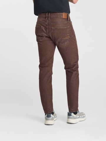 Le Temps Des Cerises Regular Jeans in Bruin